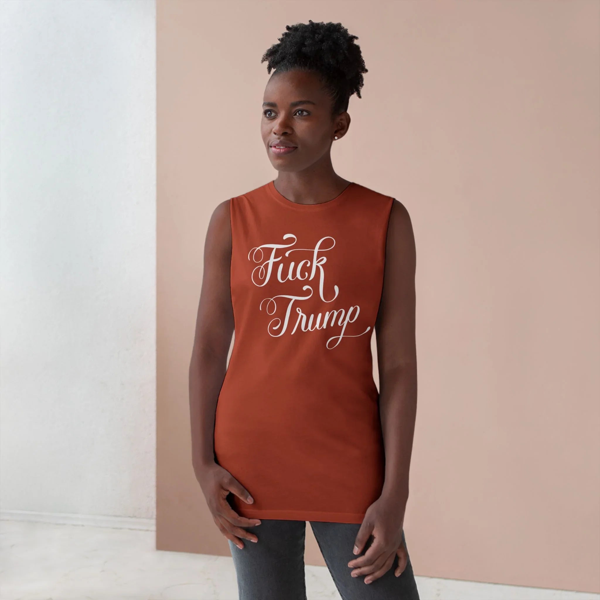 Fuck Trump Unisex Tank Top - Resist DC