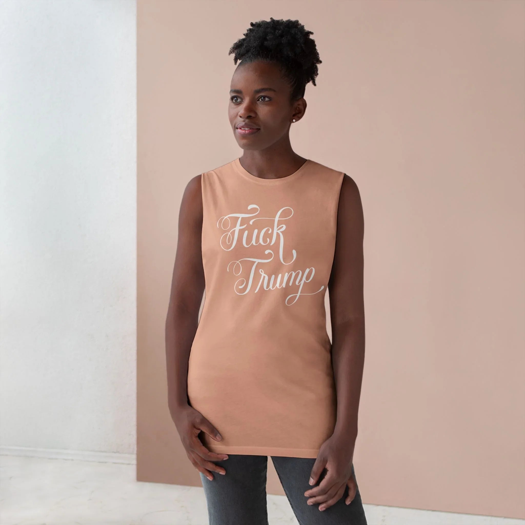 Fuck Trump Unisex Tank Top - Resist DC