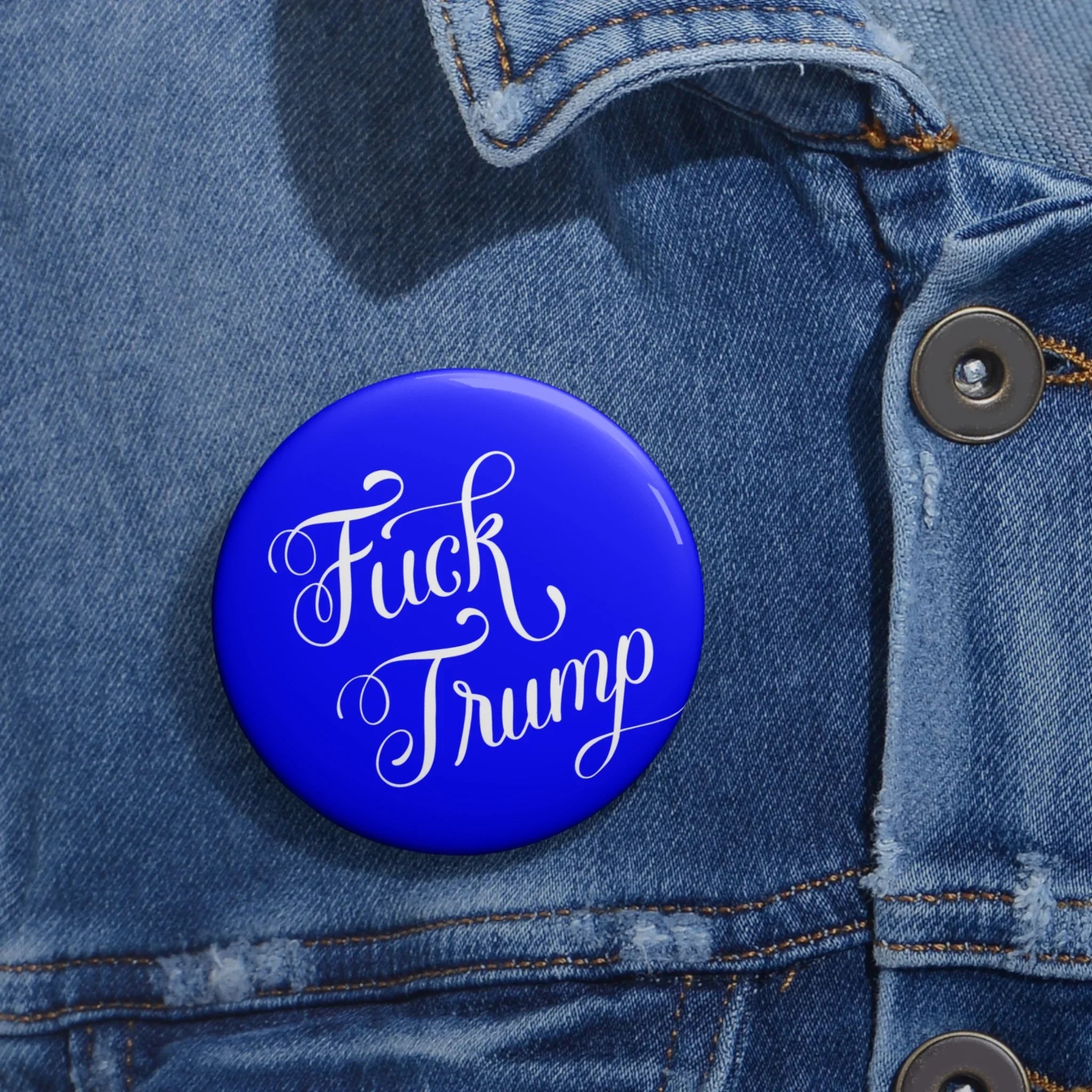 Fuck Trump Button - Resist DC
