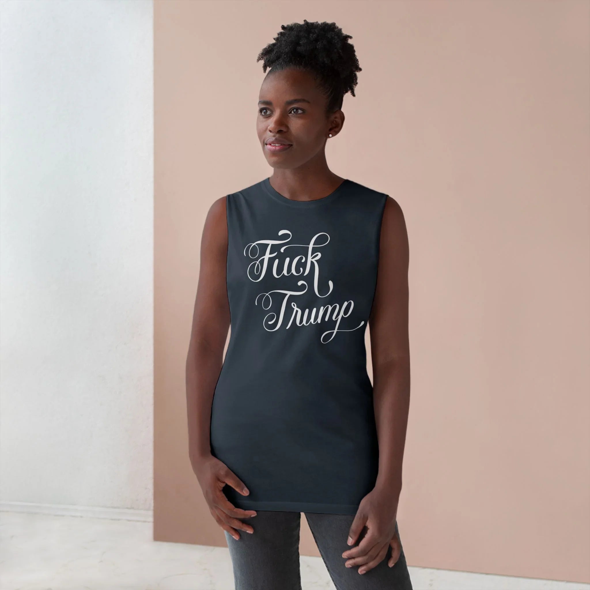 Fuck Trump Unisex Tank Top - Resist DC