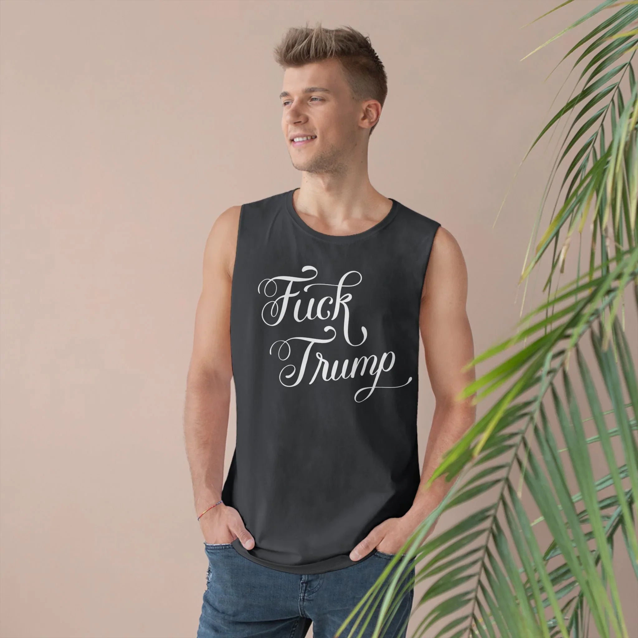 Fuck Trump Unisex Tank Top - Resist DC