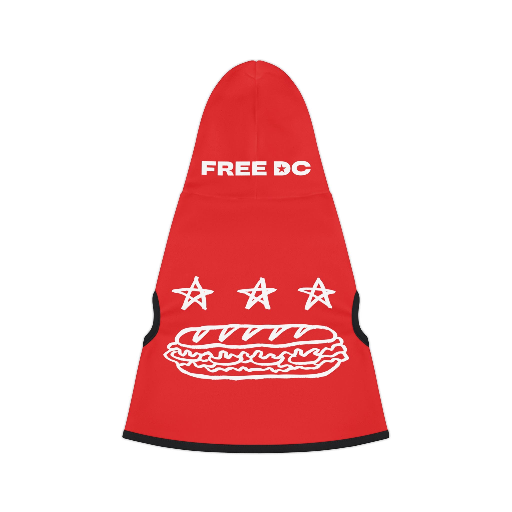 FREE DC (Sandwich Edition) Pet Hoodie - Resist DC