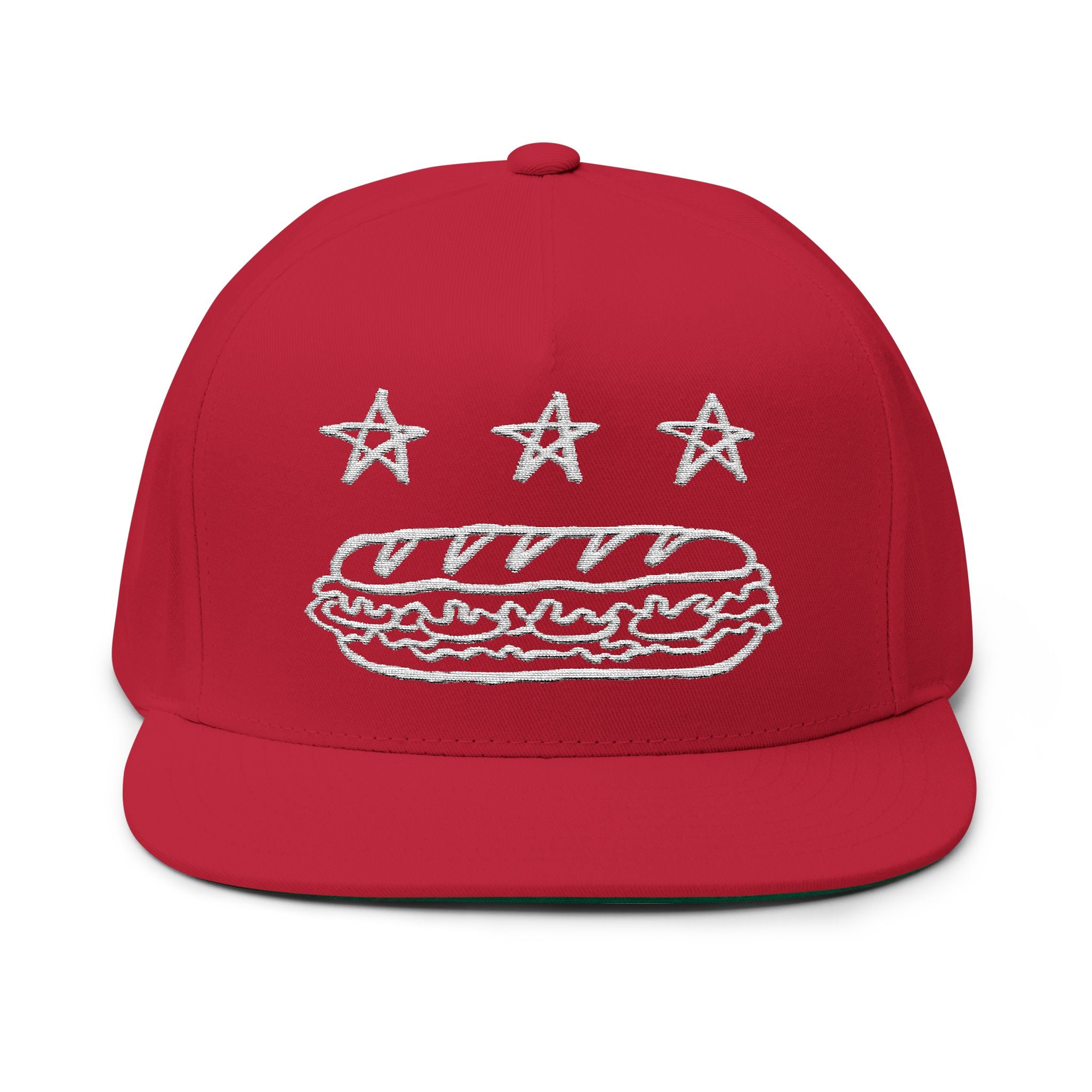 FREE DC Sandwich Embroidered Flat Bill Cap