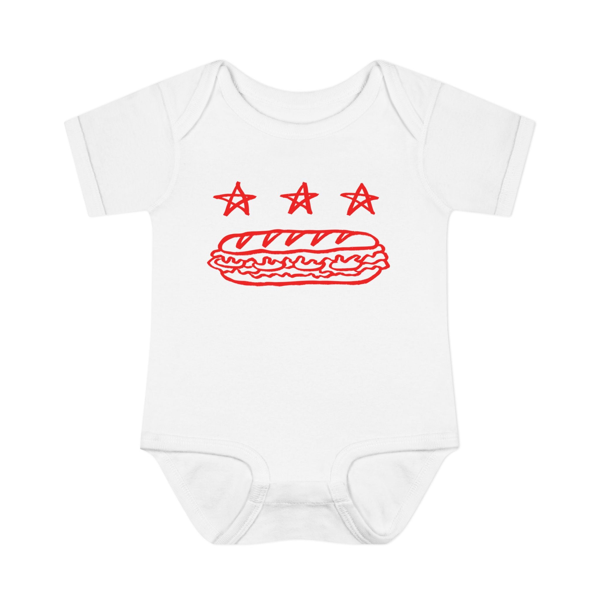 FREE DC (Sandwich Edition) Baby Bodysuit - Resist DC