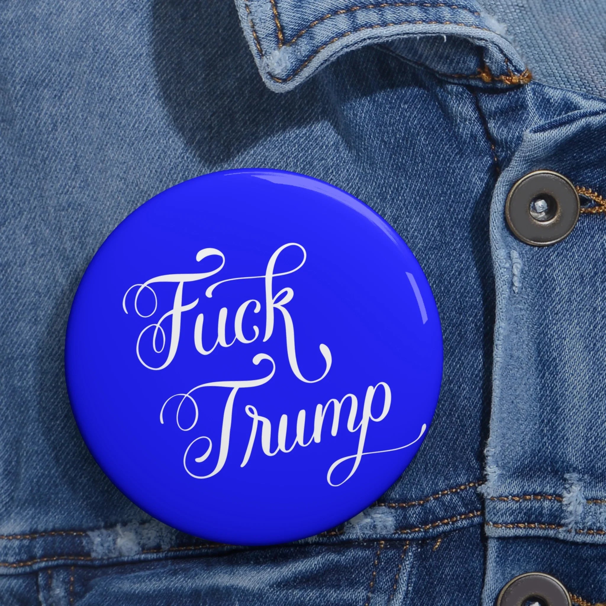 Fuck Trump Button - Resist DC
