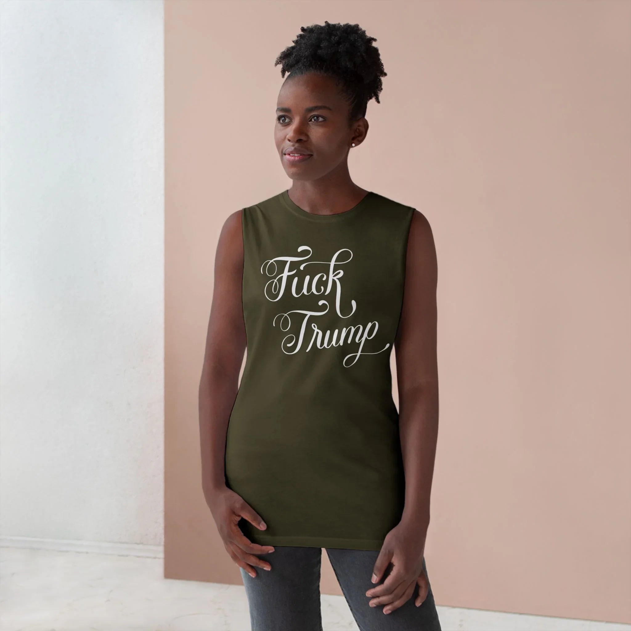 Fuck Trump Unisex Tank Top - Resist DC
