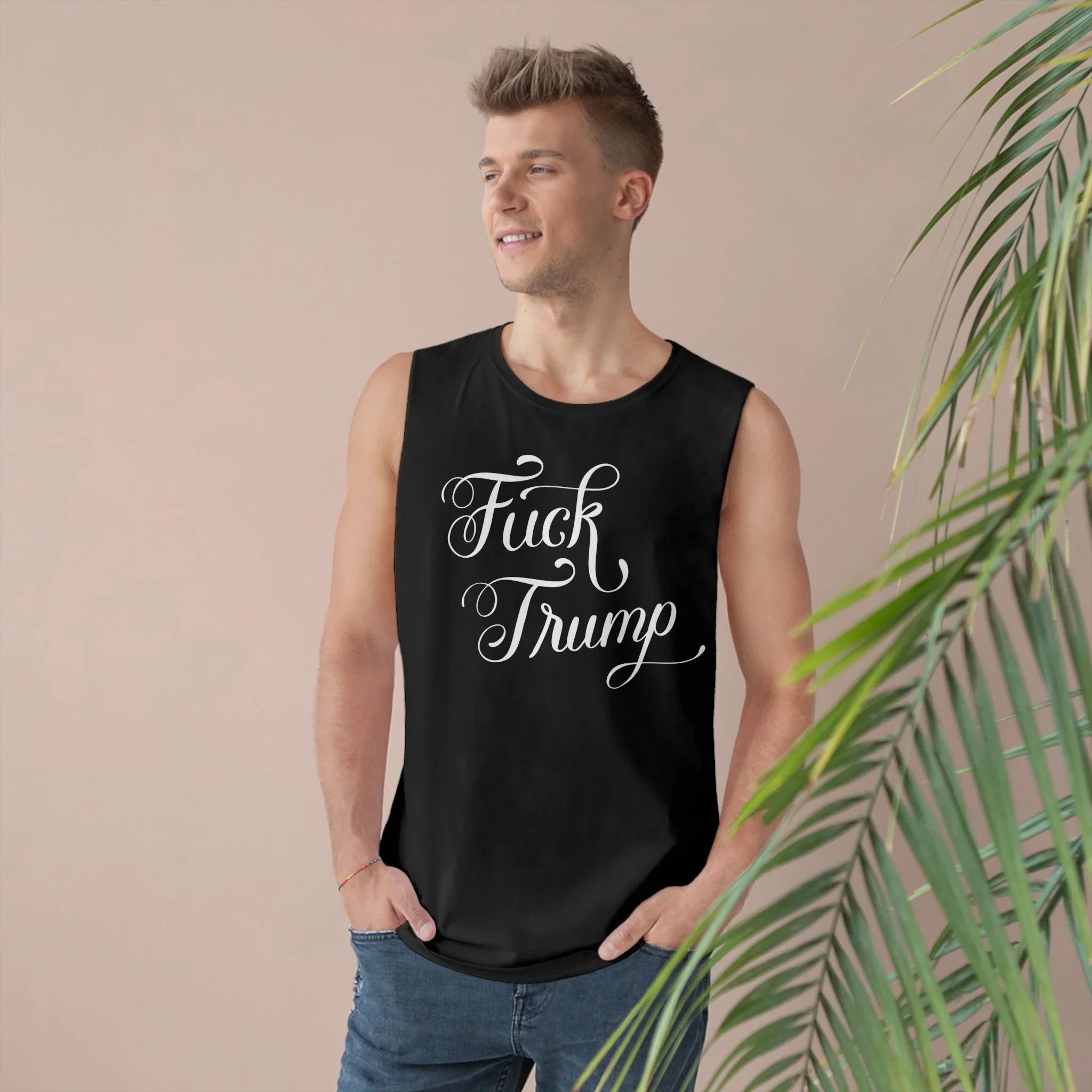 Fuck Trump Unisex Tank Top - Resist DC