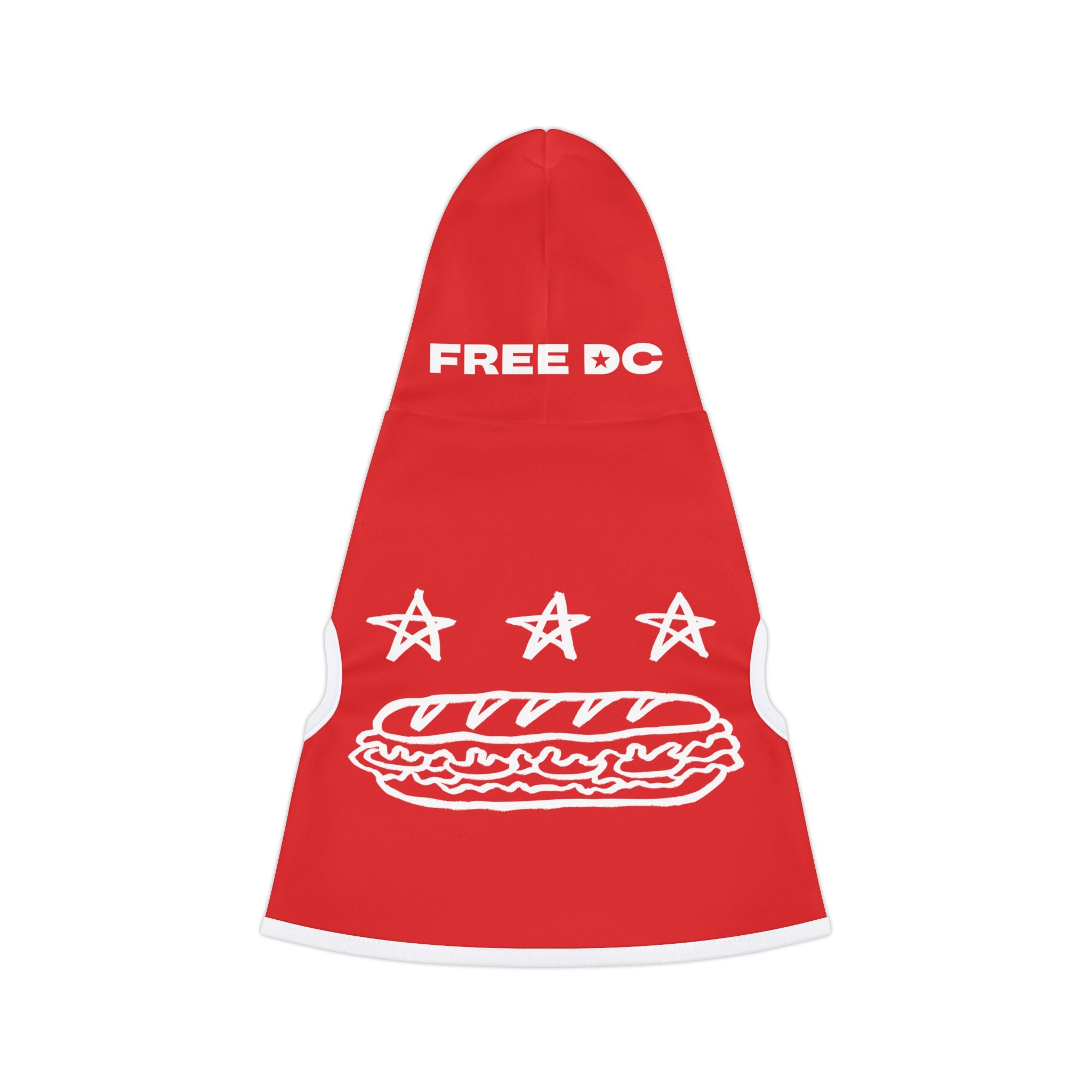 FREE DC (Sandwich Edition) Pet Hoodie - Resist DC