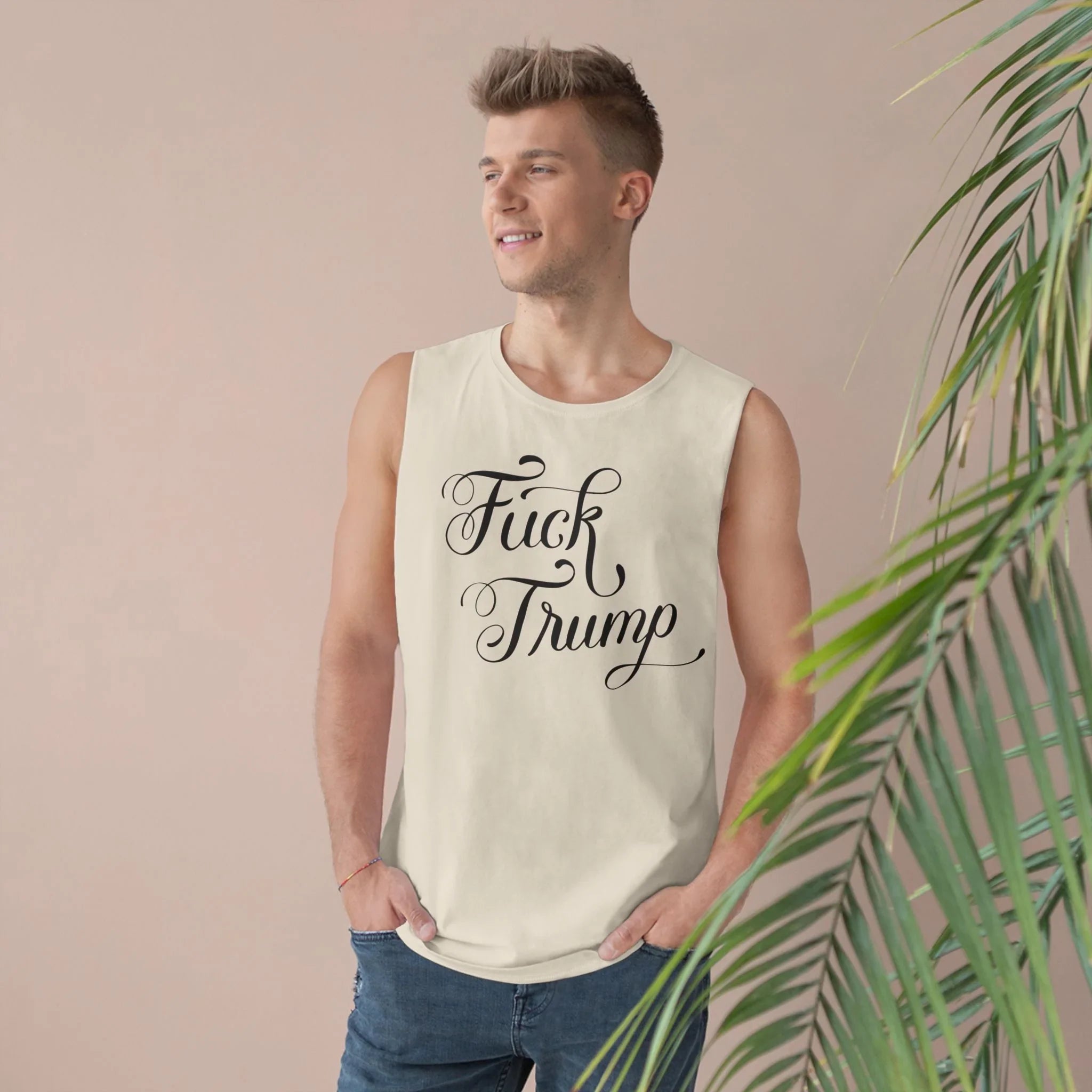 Fuck Trump Unisex Tank Top - Resist DC