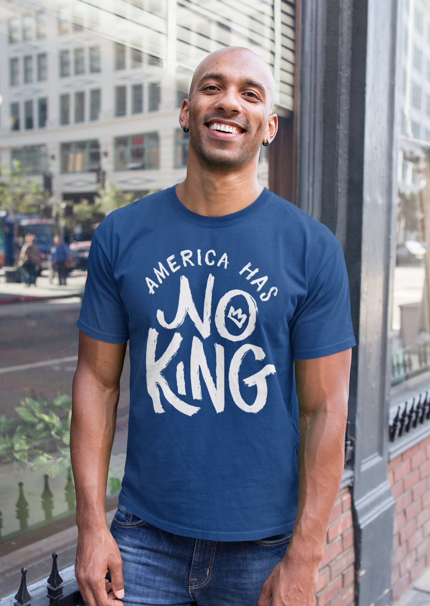 America Has No King Shirt, No Kings Protest TShirt, The Resistance DC, Hand-Drawn Lettering