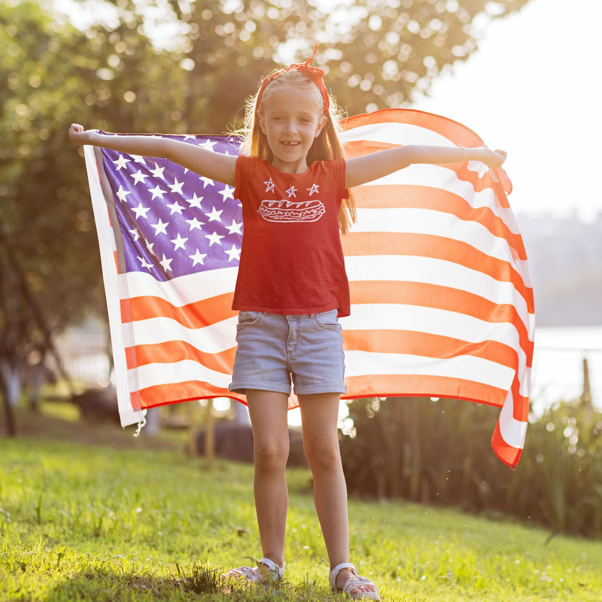 FREE DC (Sandwich Edition) Kid's Shirt - Resist DC