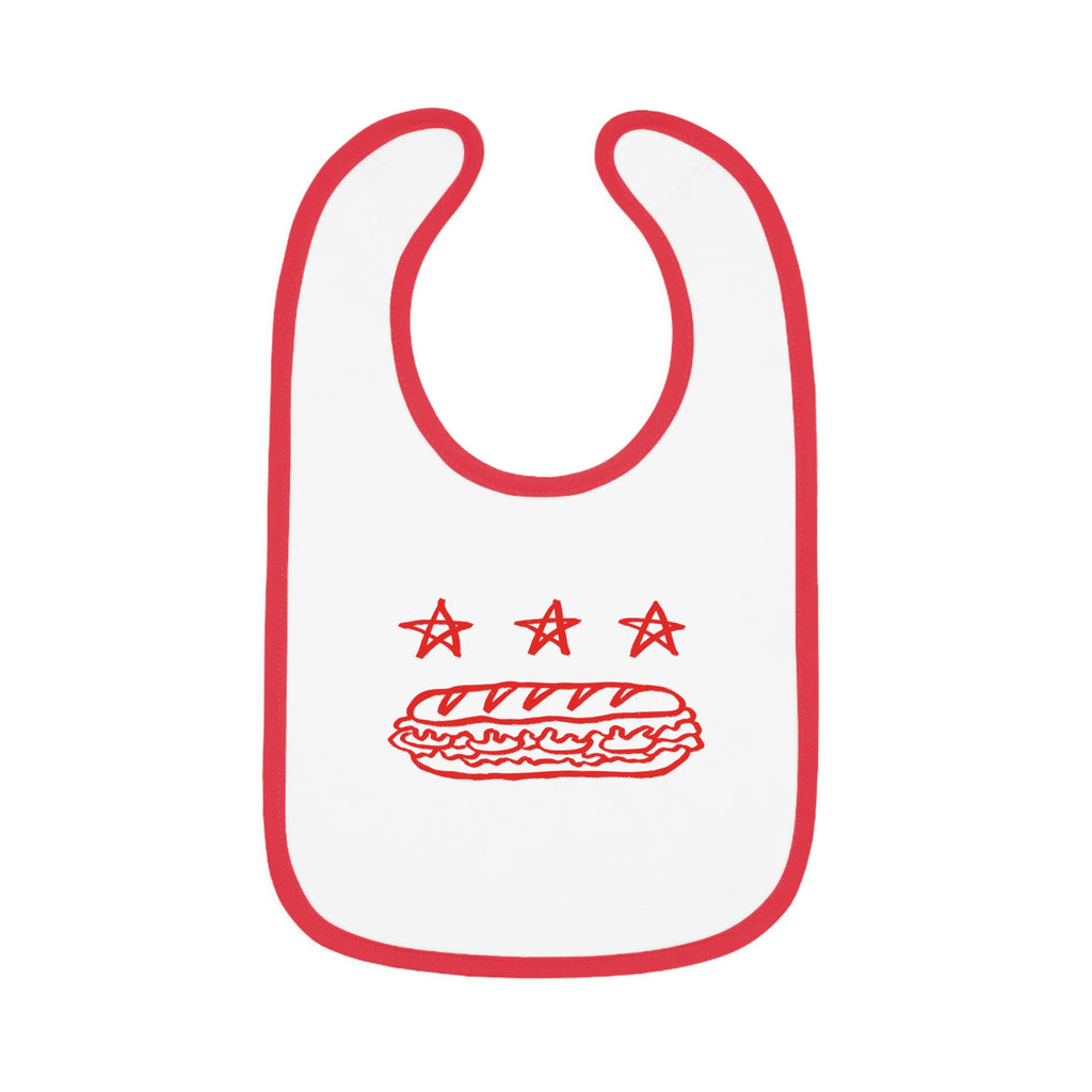 FREE DC (Sandwich Edition) Baby Bib - Resist DC