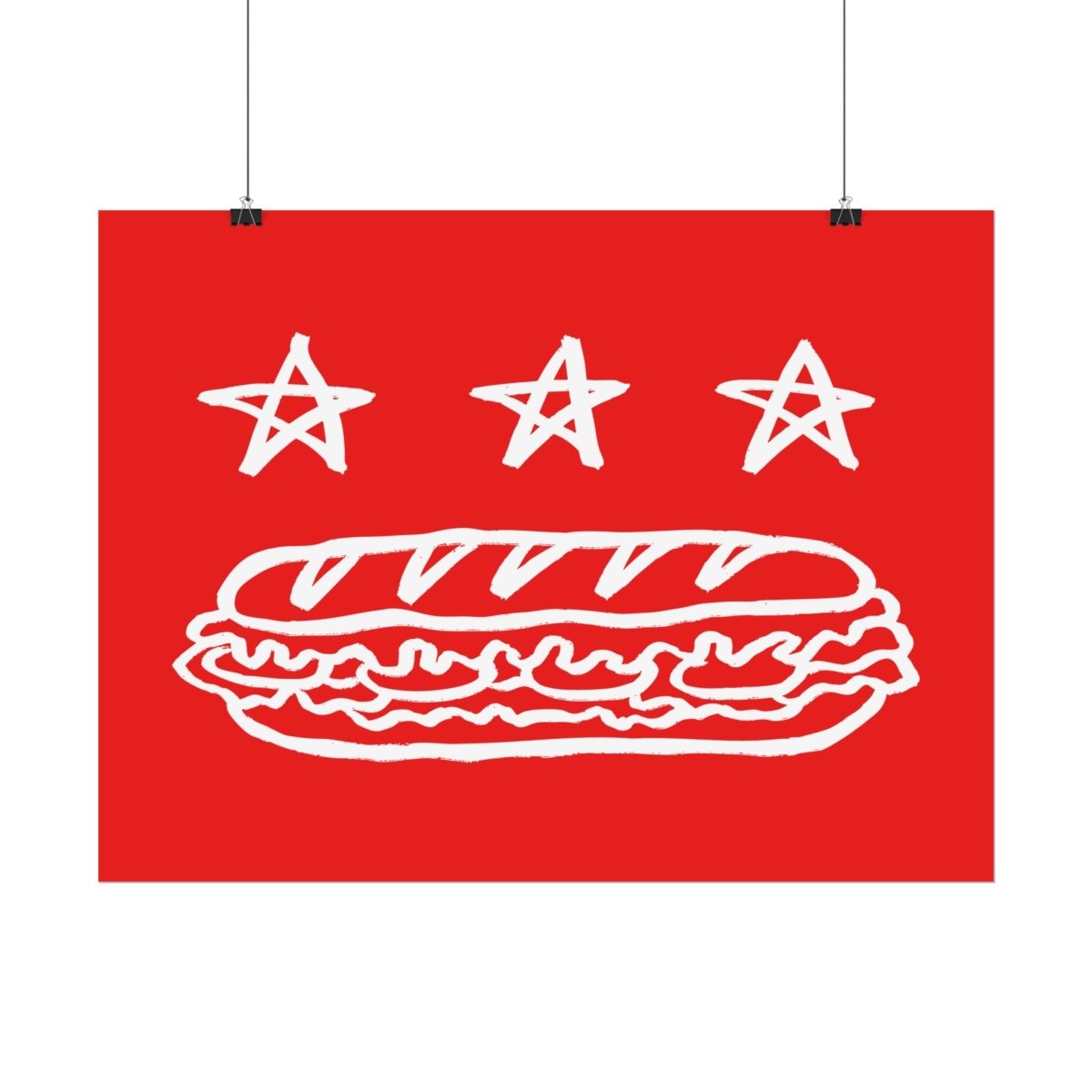 Free DC Sandwich Protest Poster - The Resistance DC