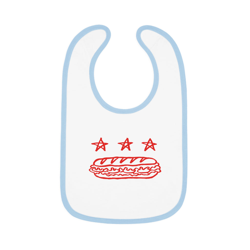FREE DC (Sandwich Edition) Baby Bib - Resist DC