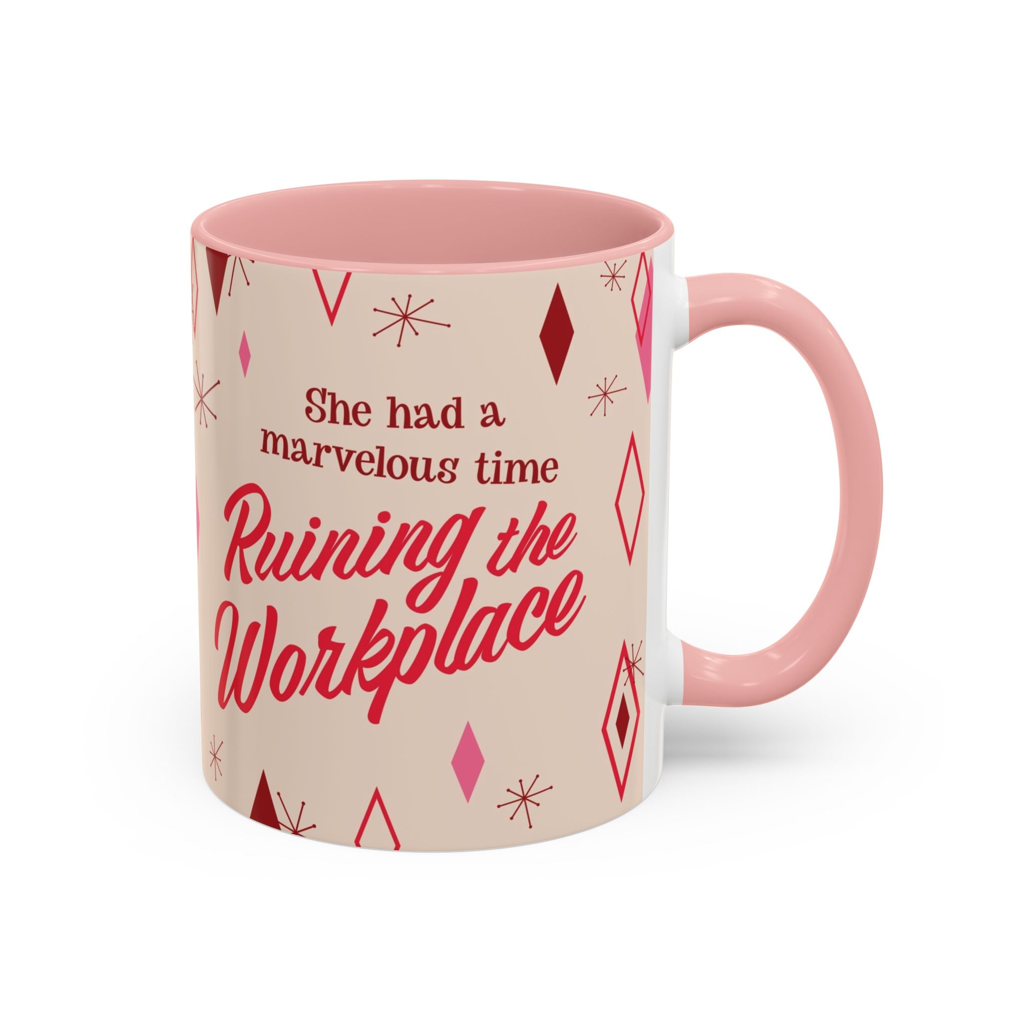 Ruining the Workplace Retro Coffee Mug | Vintage 60s Design