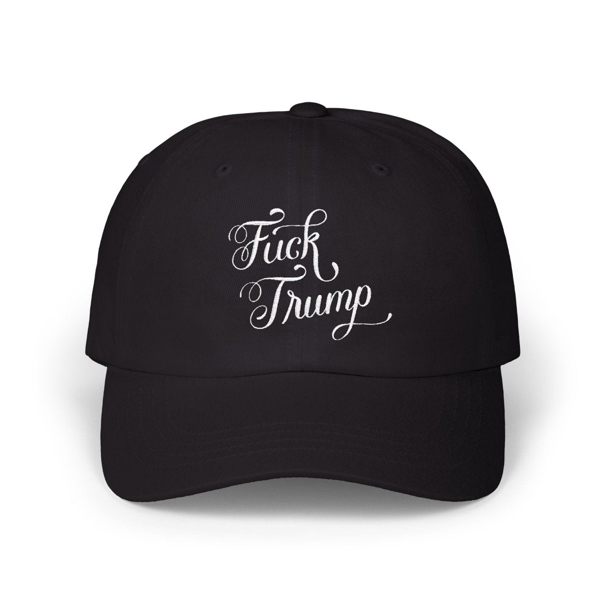 Fuck Trump Embroidered Baseball Cap - The Resistance DC