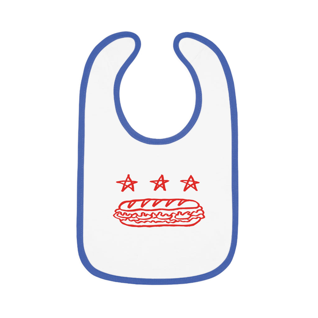 FREE DC (Sandwich Edition) Baby Bib - Resist DC