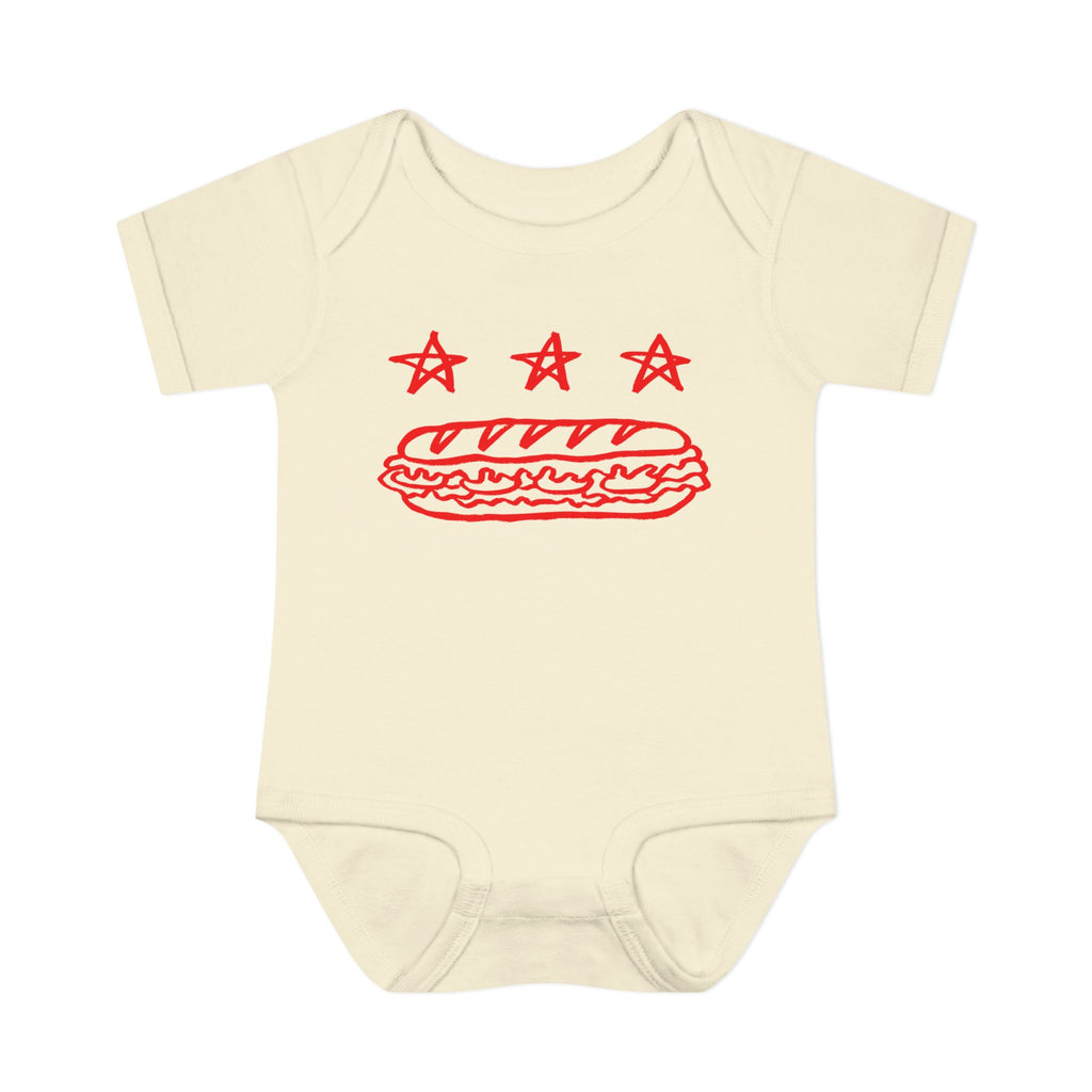 FREE DC (Sandwich Edition) Baby Bodysuit - Resist DC