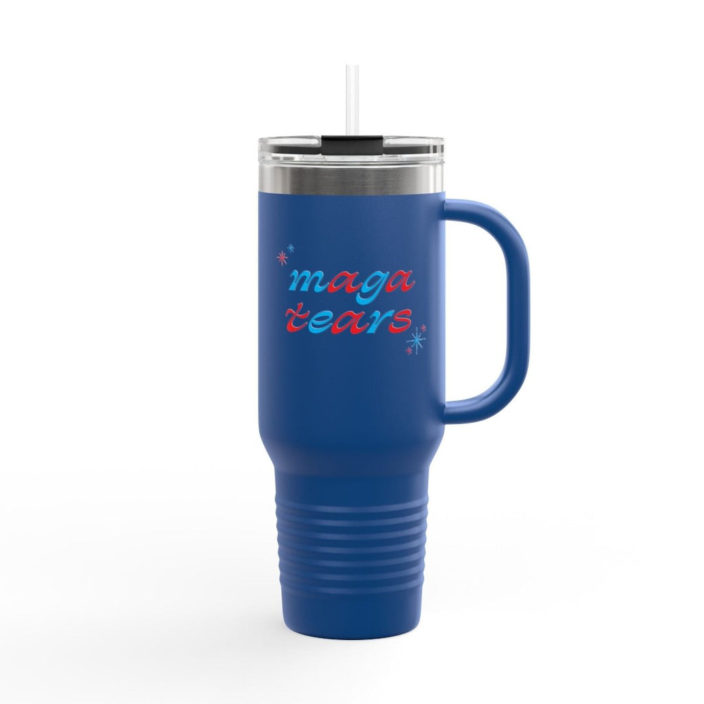 Maga Tears 40oz Travel Mug: Anti Trump Liberal Funny Political Tumbler - The Resistance DC