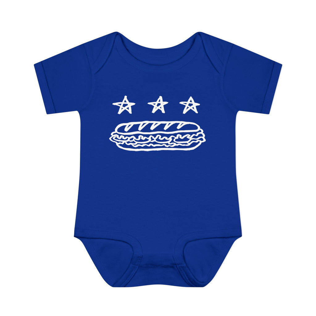 FREE DC (Sandwich Edition) Baby Bodysuit - Resist DC