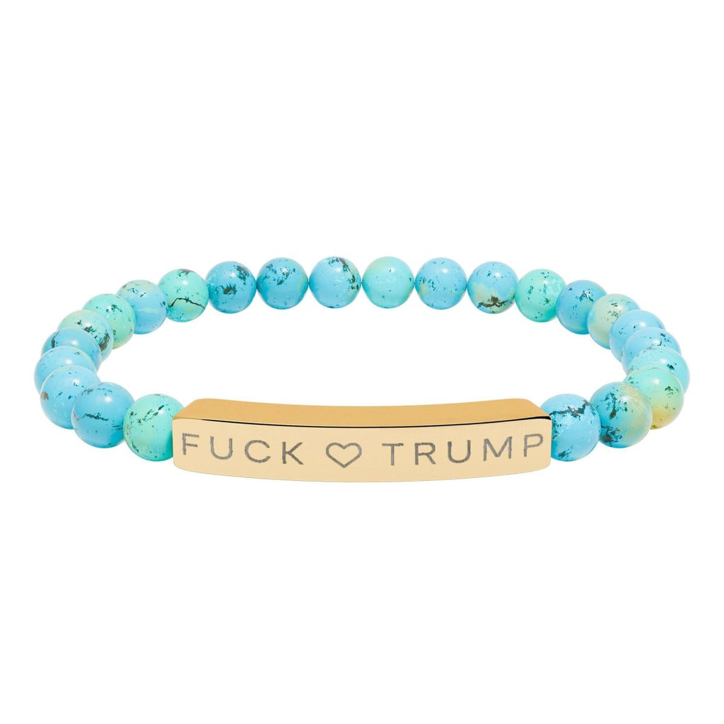 Fuck Trump Bracelet: Anti Trump Jewelry Gift - The Resistance DC
