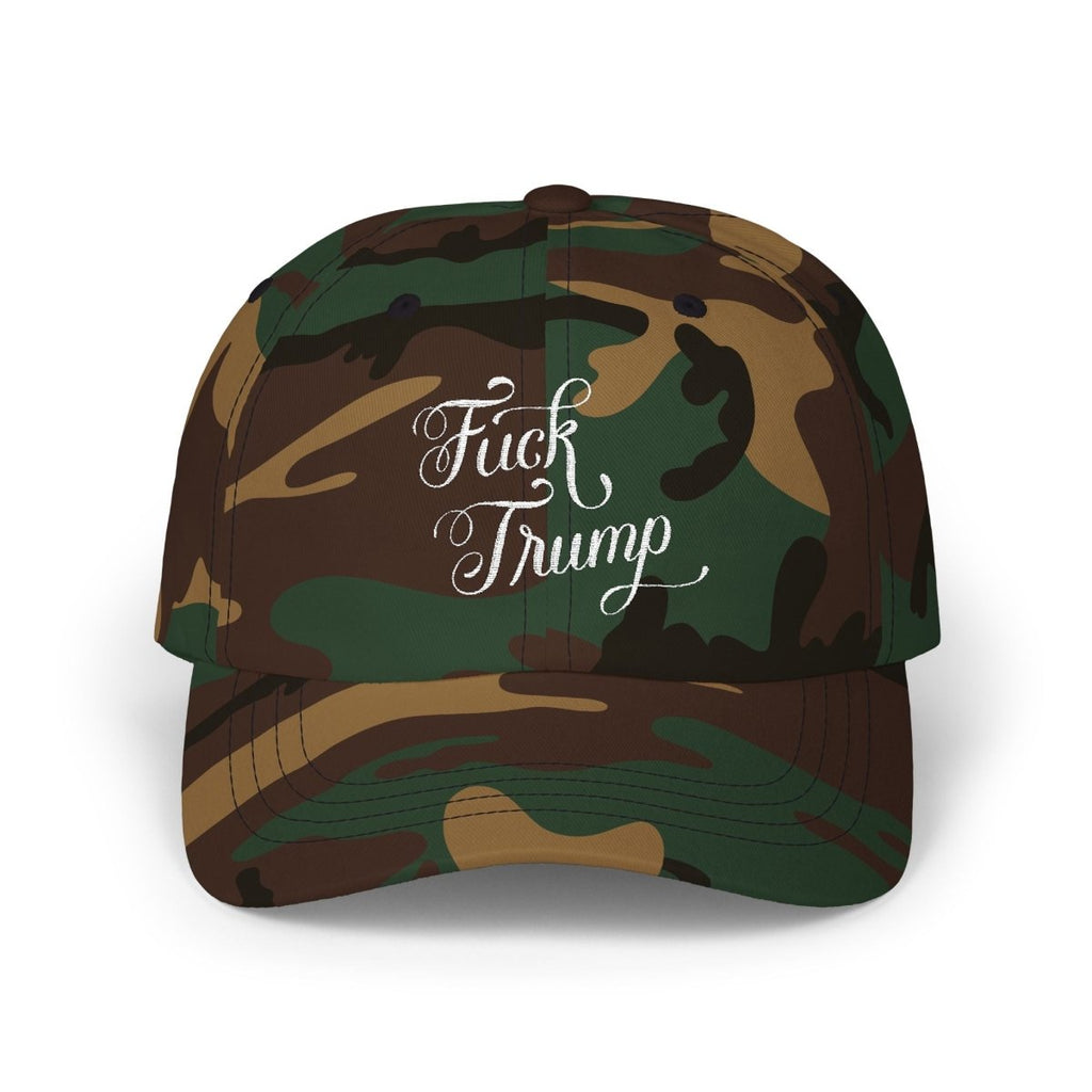 Fuck Trump Embroidered Baseball Cap - The Resistance DC