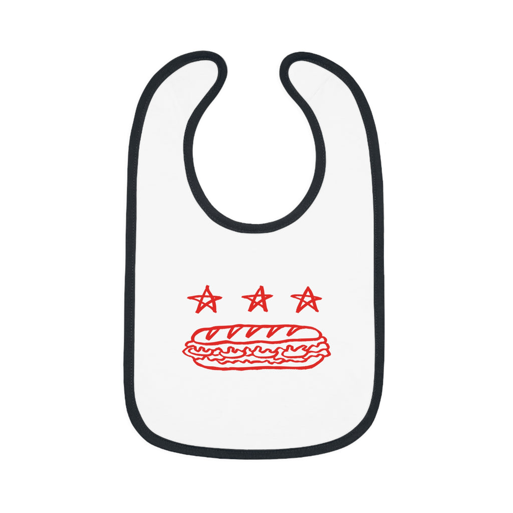 FREE DC (Sandwich Edition) Baby Bib - Resist DC