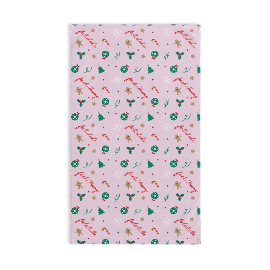 Falalala Fuck Trump Hand Towel - The Resistance DC