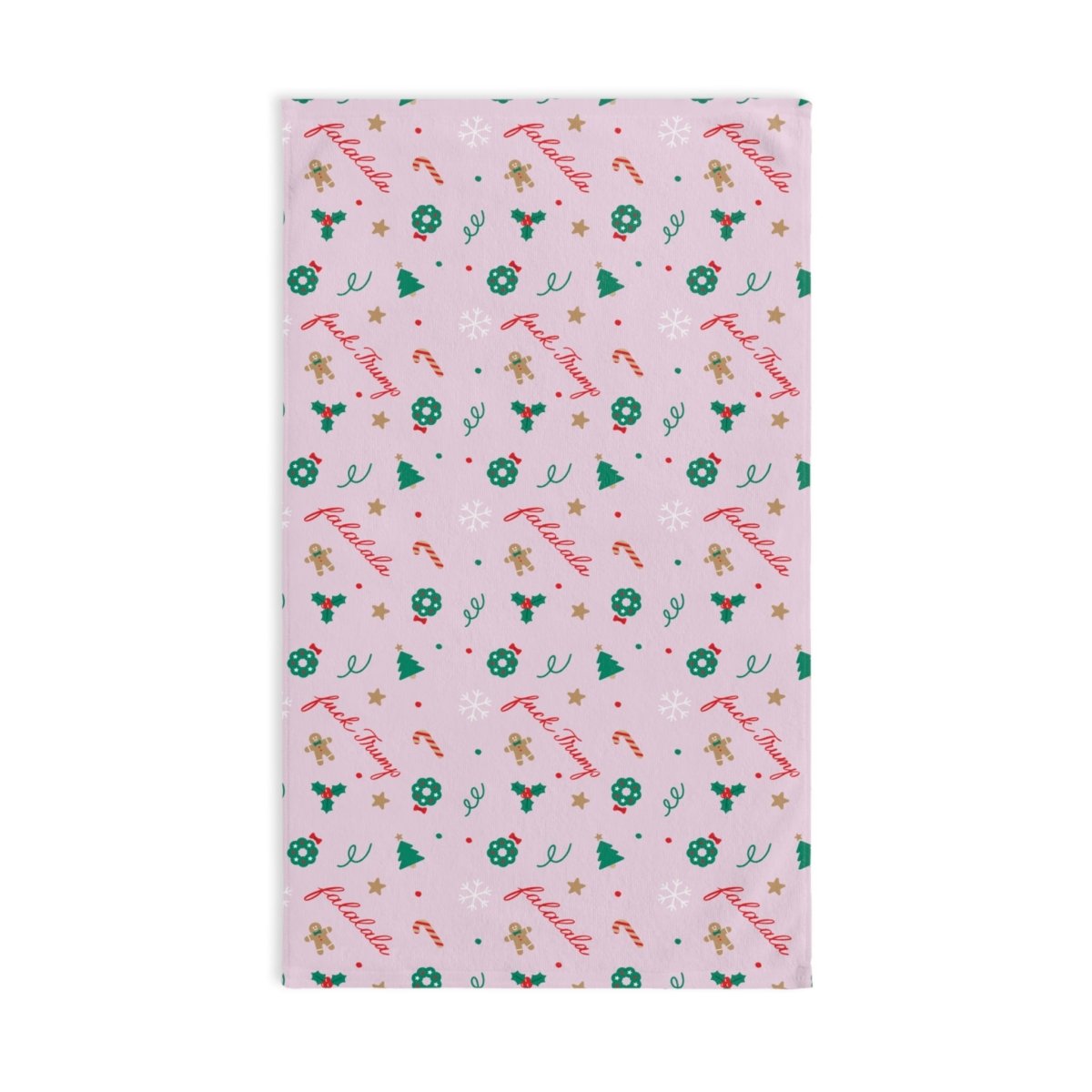 Falalala Fuck Trump Hand Towel - The Resistance DC