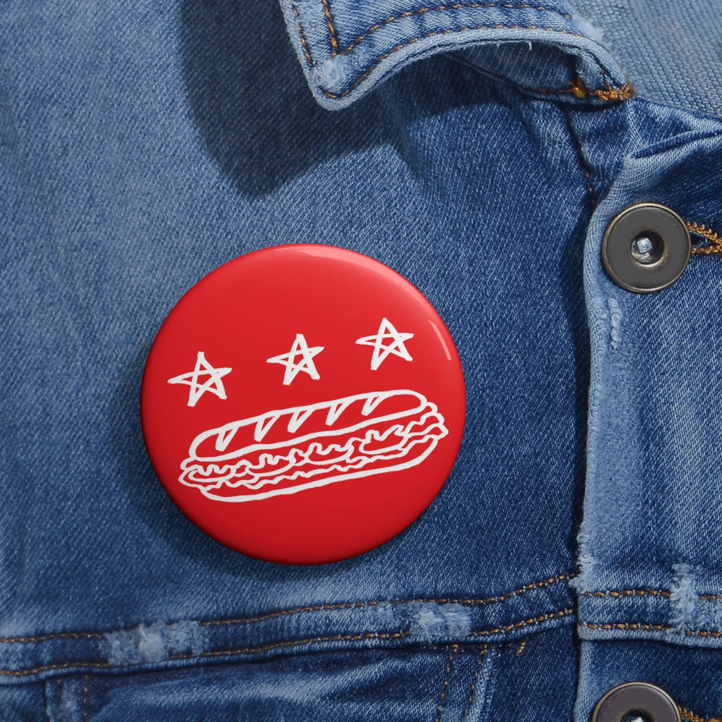 DC FLAG (Sandwich Edition) Button - Resist DC