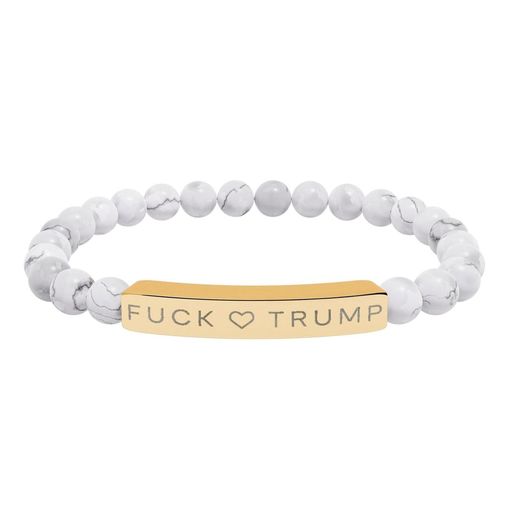 Fuck Trump Bracelet: Anti Trump Jewelry Gift - The Resistance DC