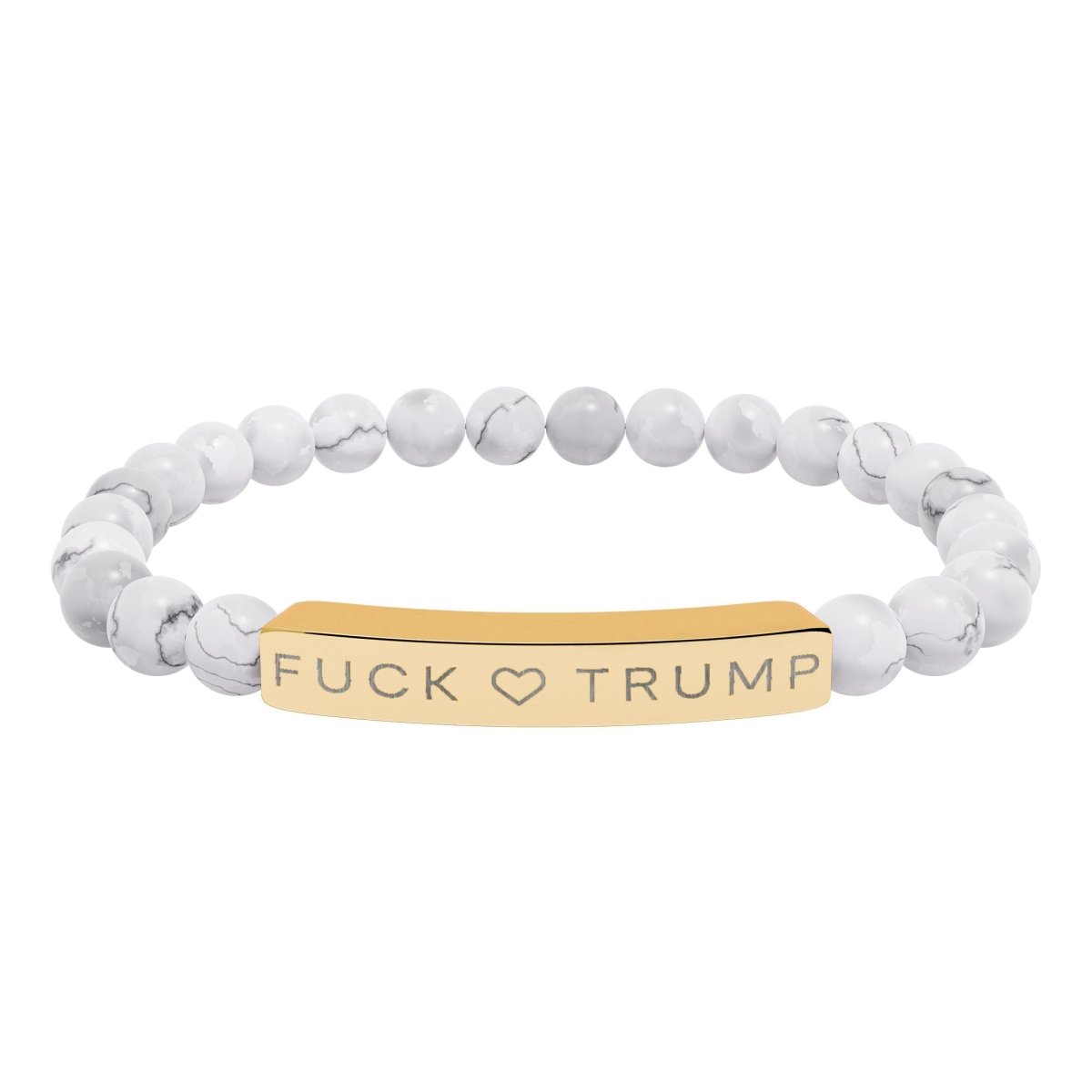 Fuck Trump Bracelet: Anti Trump Jewelry Gift - The Resistance DC