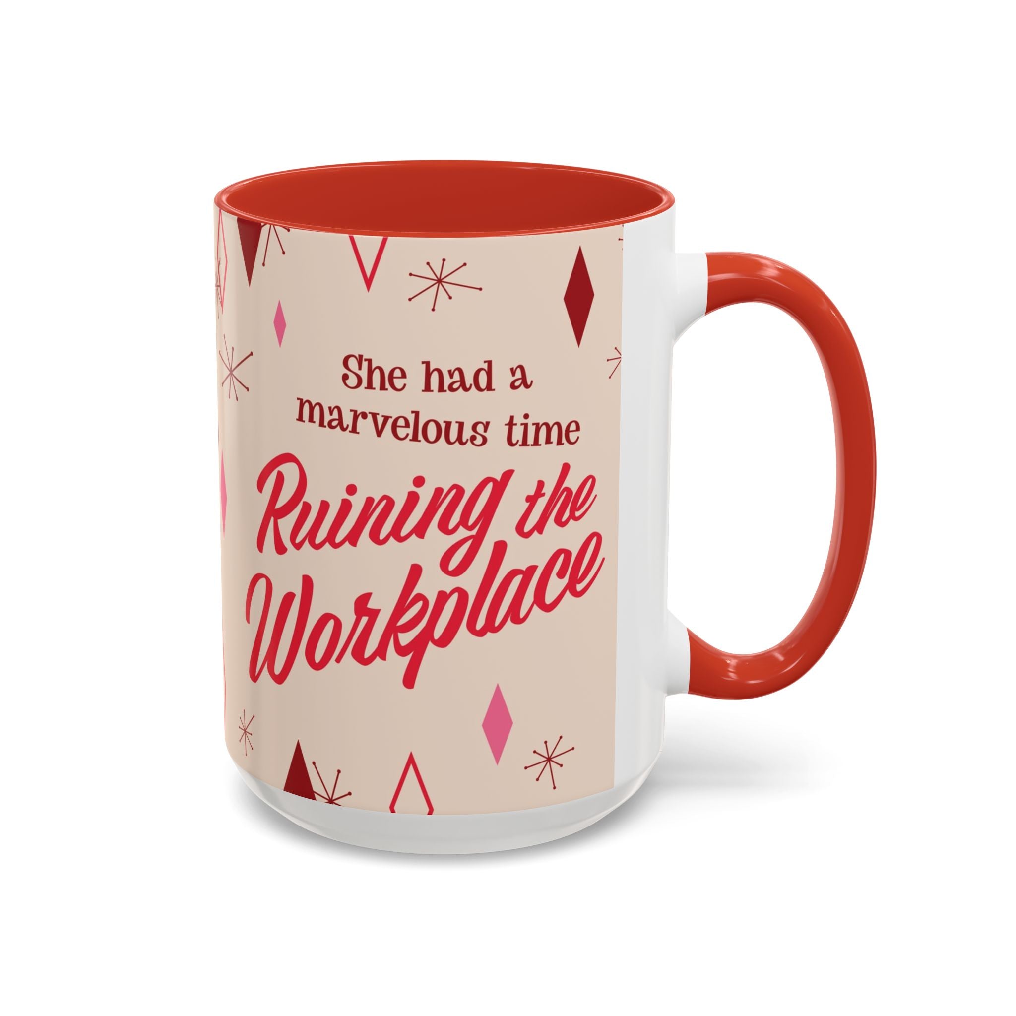 Ruining the Workplace Retro Coffee Mug | Vintage 60s Design