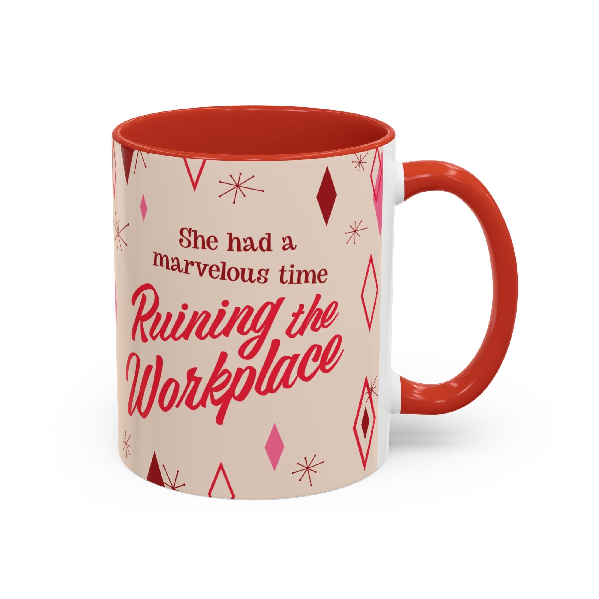 Ruining the Workplace Retro Coffee Mug | Vintage 60s Design