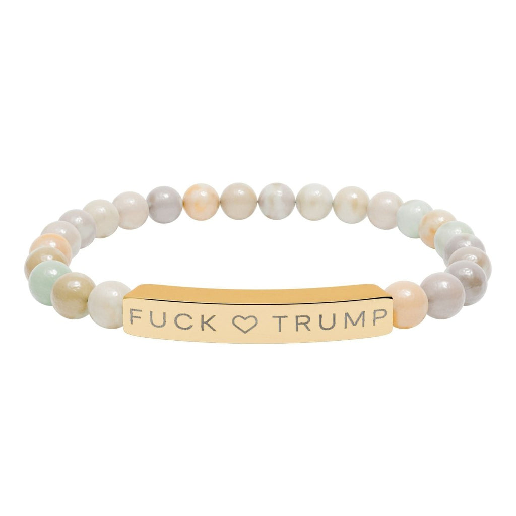 Fuck Trump Bracelet: Anti Trump Jewelry Gift - The Resistance DC