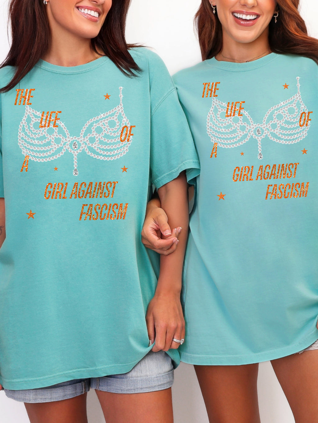 Life of a Girl Against Facism TShirt - Resist DC