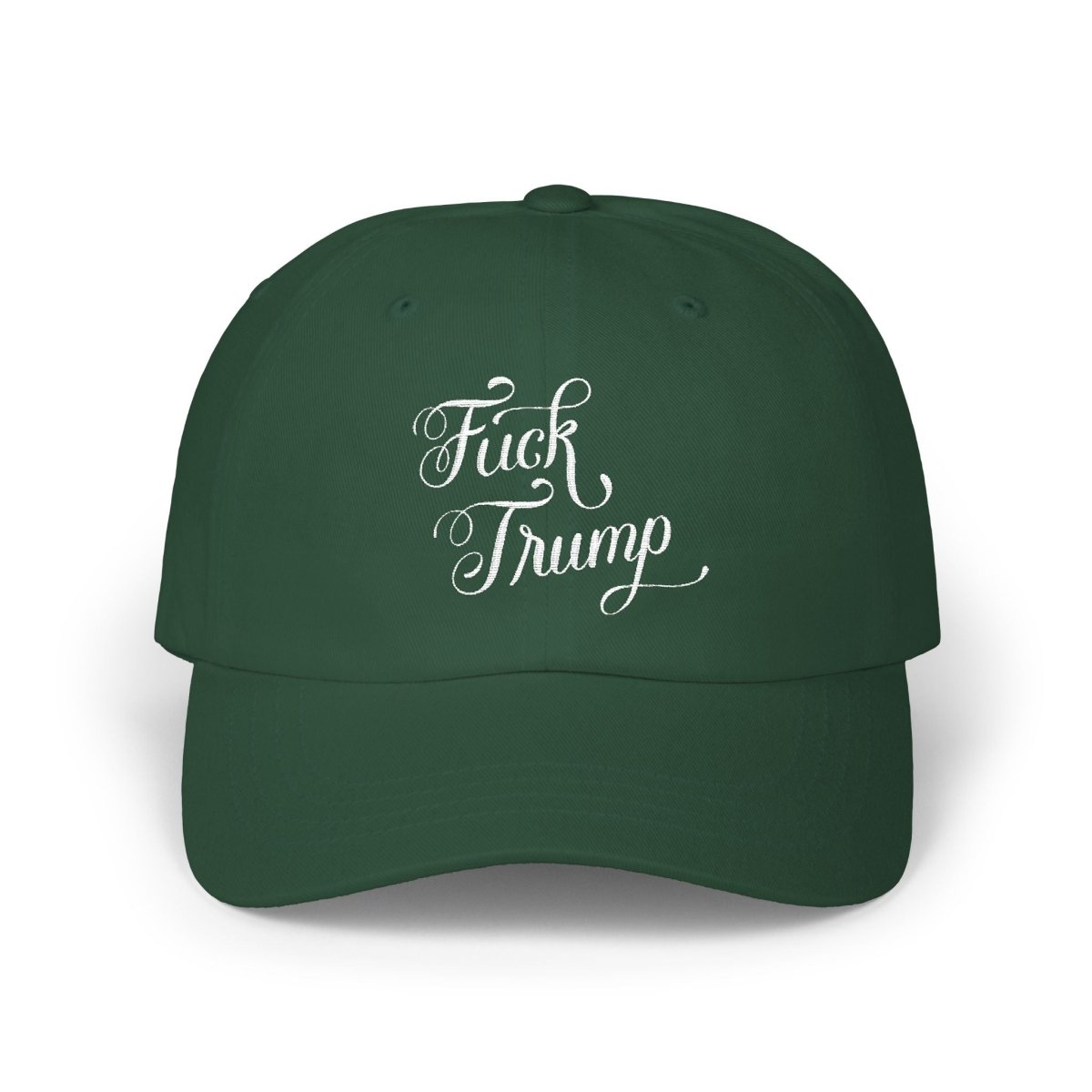 Fuck Trump Embroidered Baseball Cap - The Resistance DC