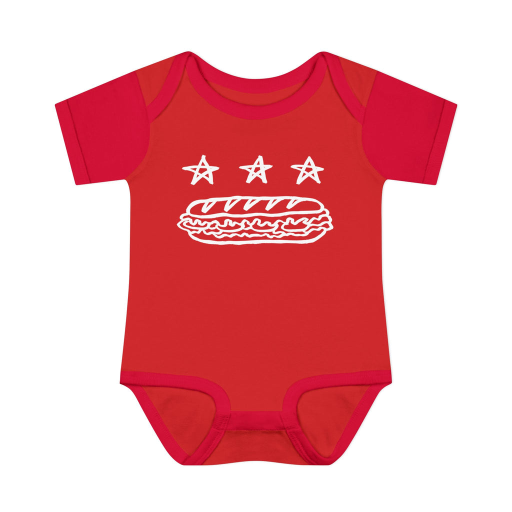 FREE DC (Sandwich Edition) Baby Bodysuit - Resist DC