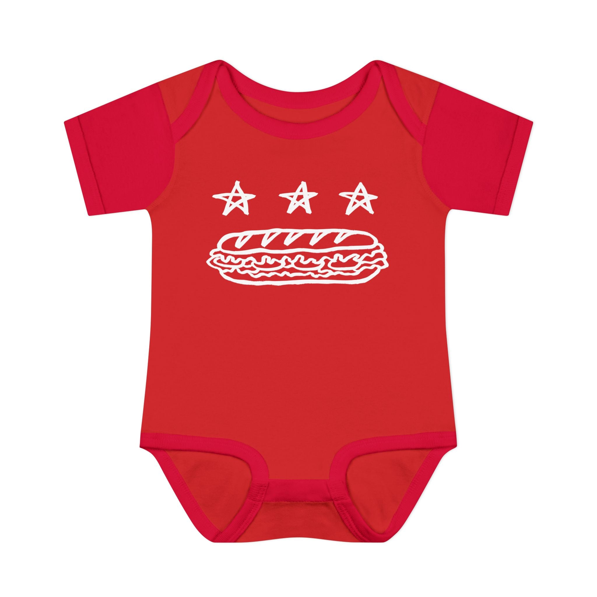FREE DC (Sandwich Edition) Baby Bodysuit - Resist DC