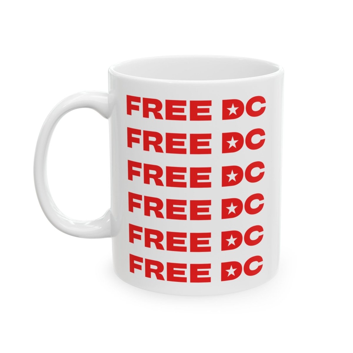 FREE DC Flag Ceramic Mug - The Resistance DC