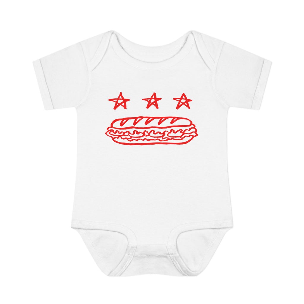 FREE DC (Sandwich Edition) Baby Bodysuit - Resist DC