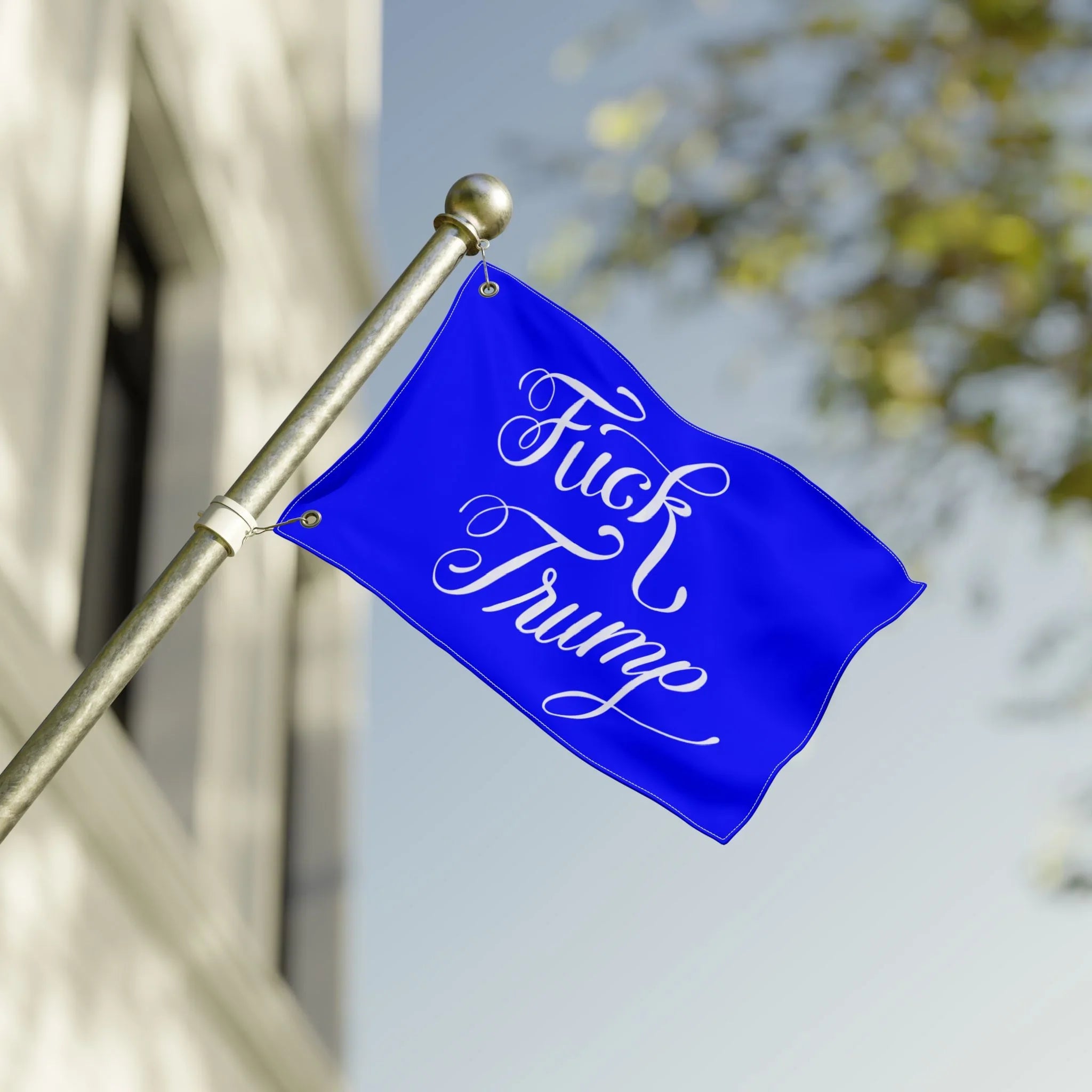 Fuck Trump Flag – Blue - Resist DC