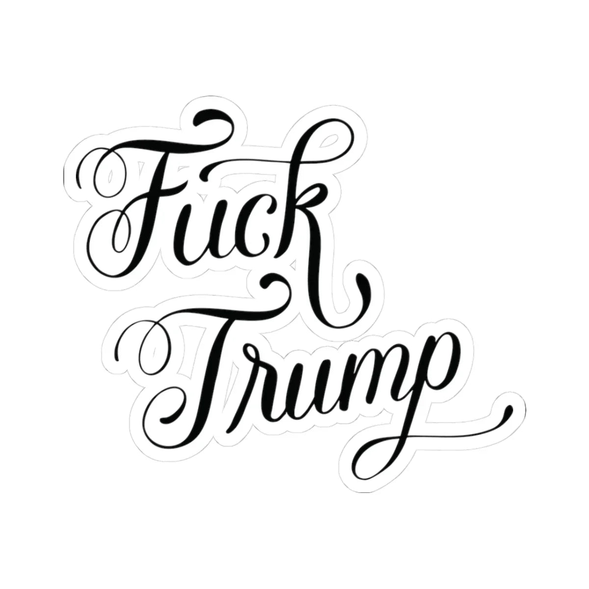 Fuck Trump Stickers - Resist DC