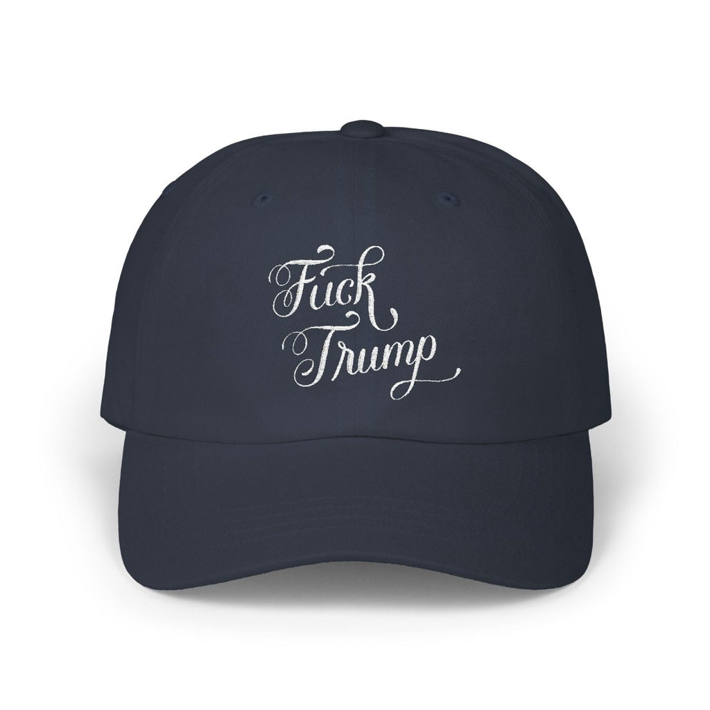 Fuck Trump Embroidered Baseball Cap - The Resistance DC