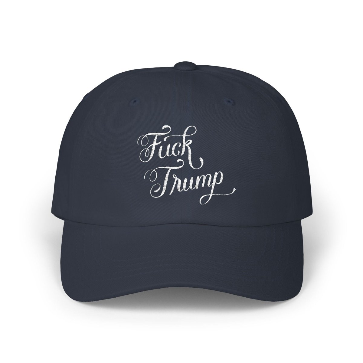 Fuck Trump Embroidered Baseball Cap - The Resistance DC
