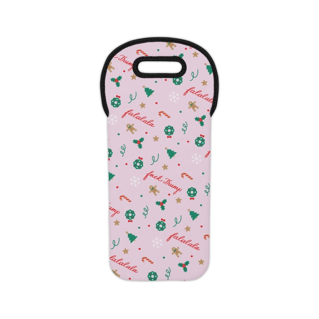 Fuck Trump Christmas Wine Tote Bag - The Resistance DC