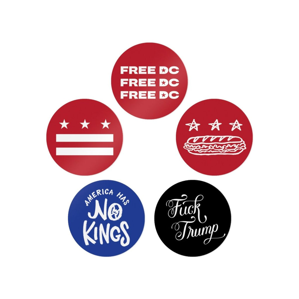 The Resistance DC Sticker Set - The Resistance DC