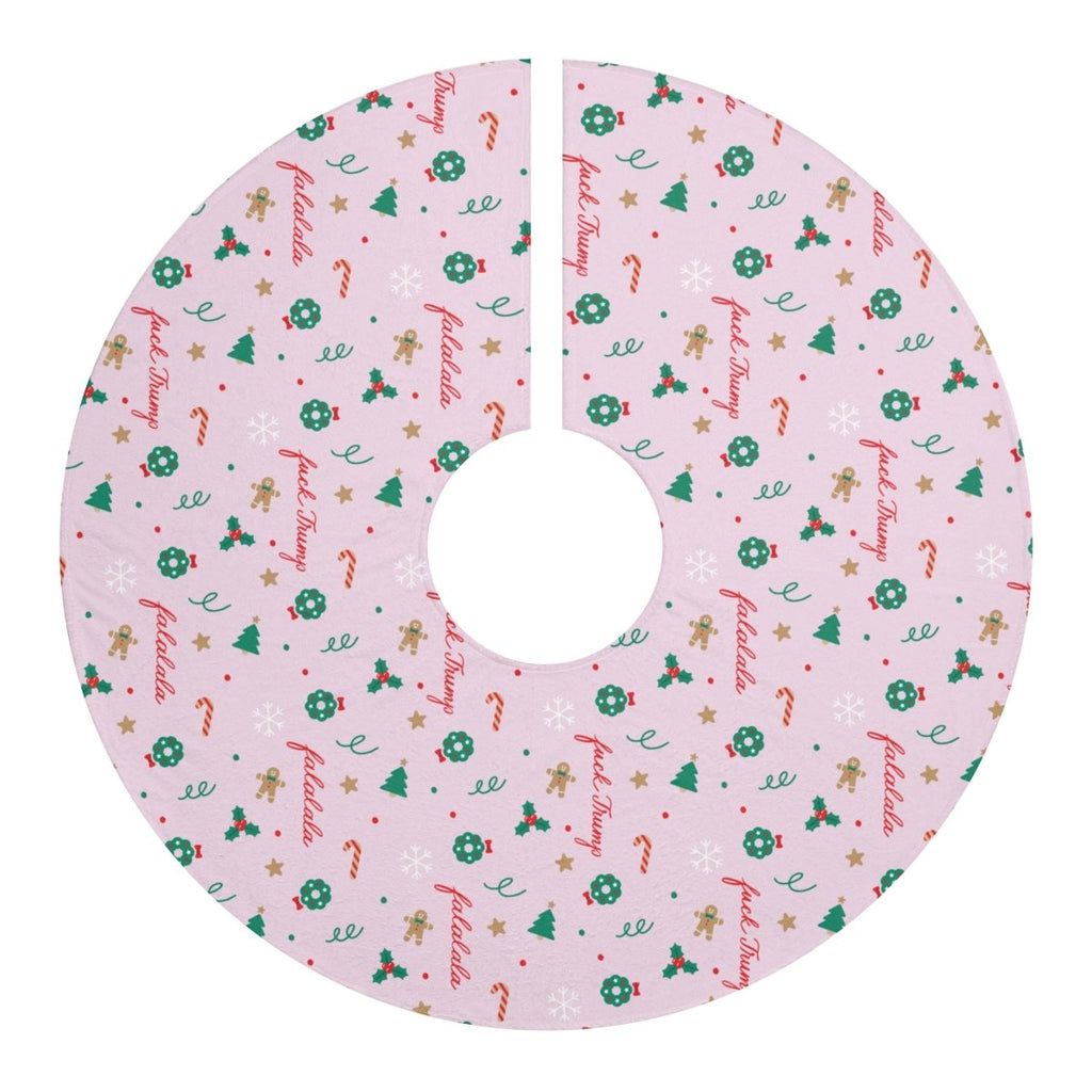 Fuck Trump Christmas Tree Skirt - The Resistance DC