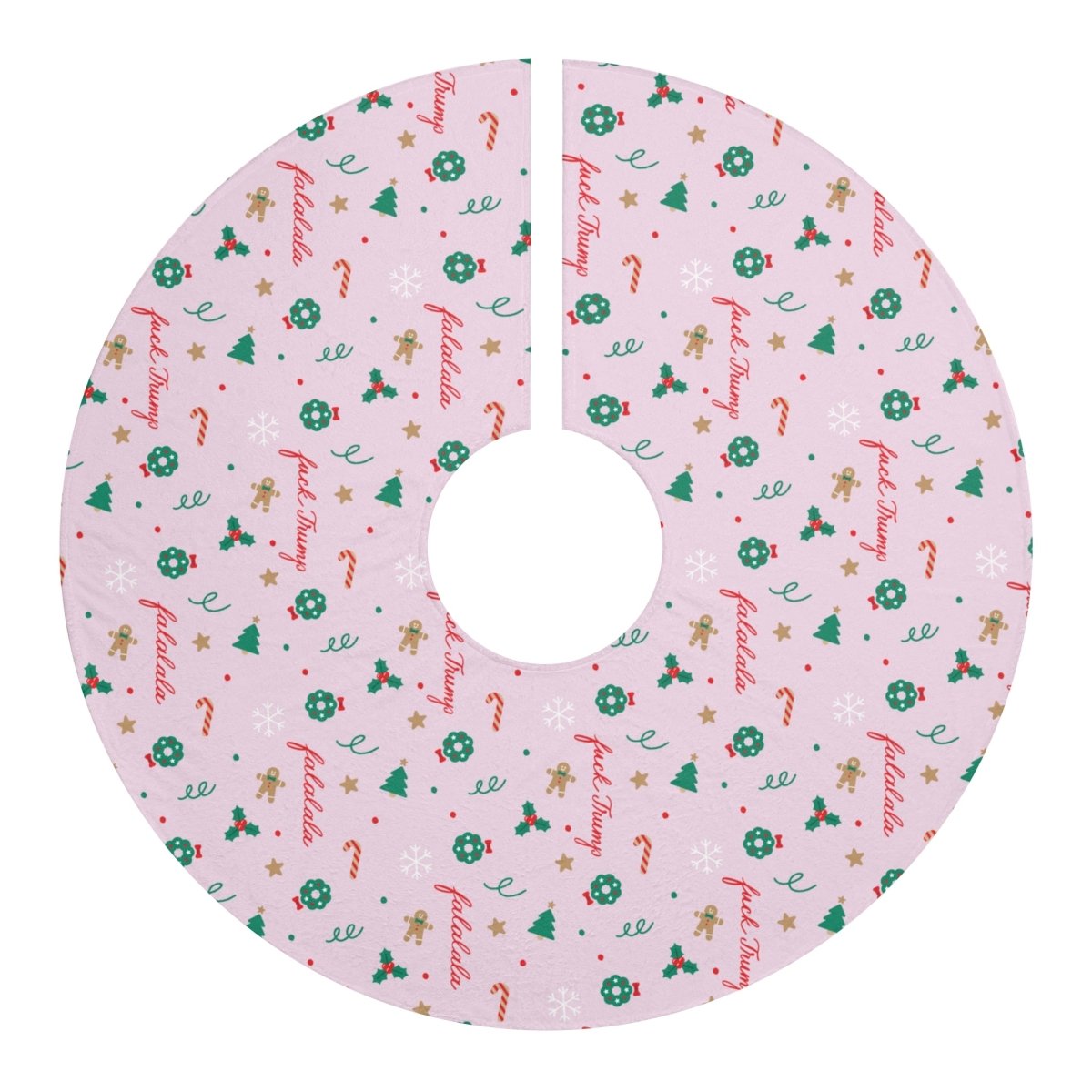 Fuck Trump Christmas Tree Skirt - The Resistance DC