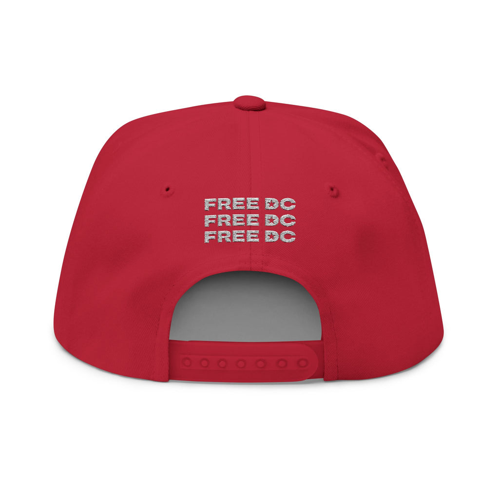 FREE DC Sandwich Embroidered Flat Bill Cap